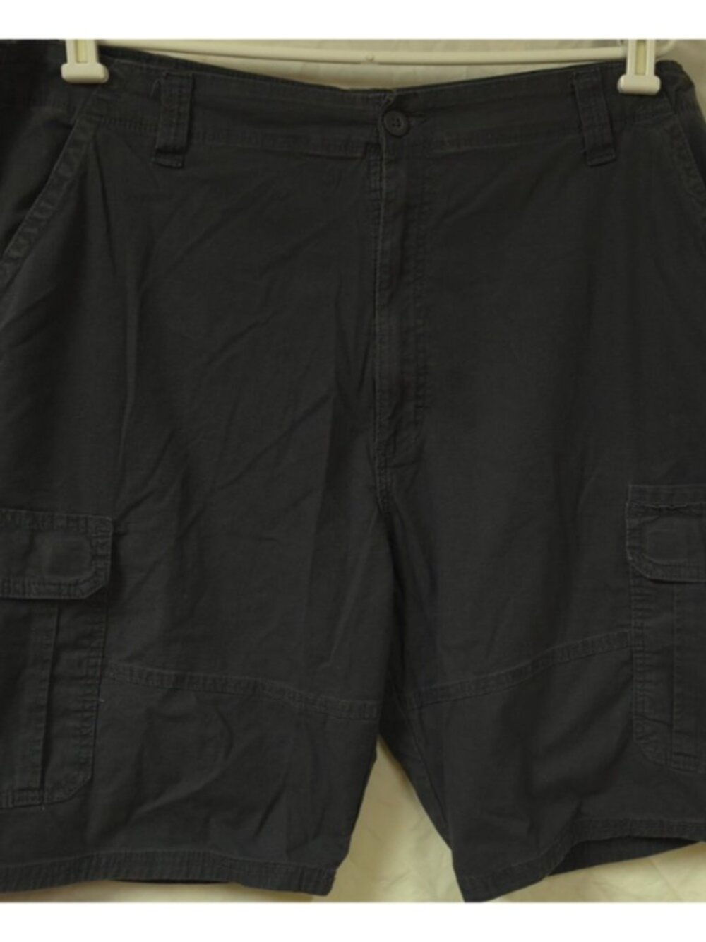 Wrangler Mens 42x10 Gray Authentics Ripstop Stretch Hike Cargo Shorts 10ZM6ACAH